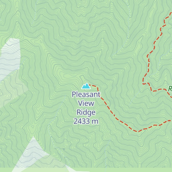 Map of Pleasant View Ridge