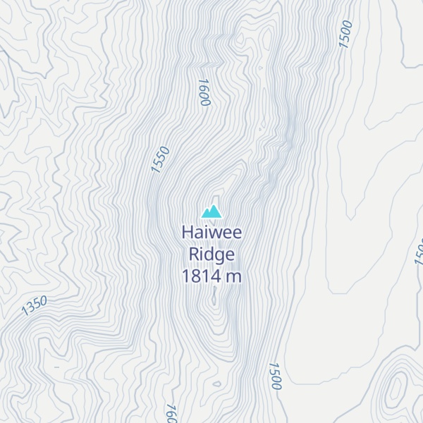 Map of Haiwee Ridge