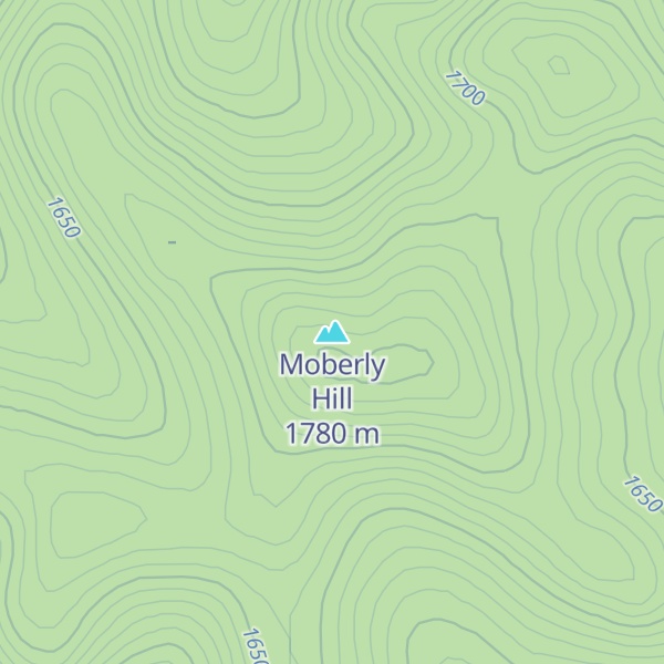 Map of Moberly Hill