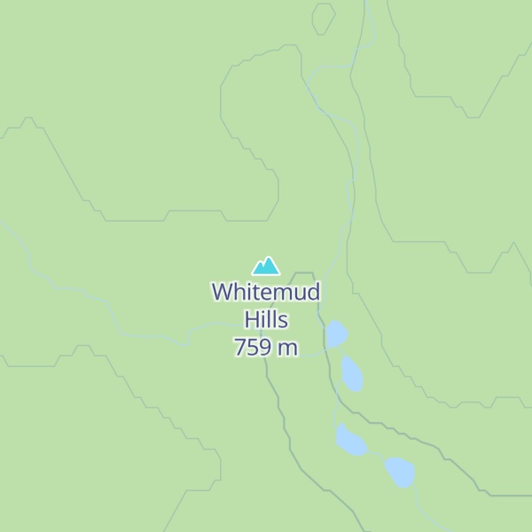 Map of Whitemud Hills
