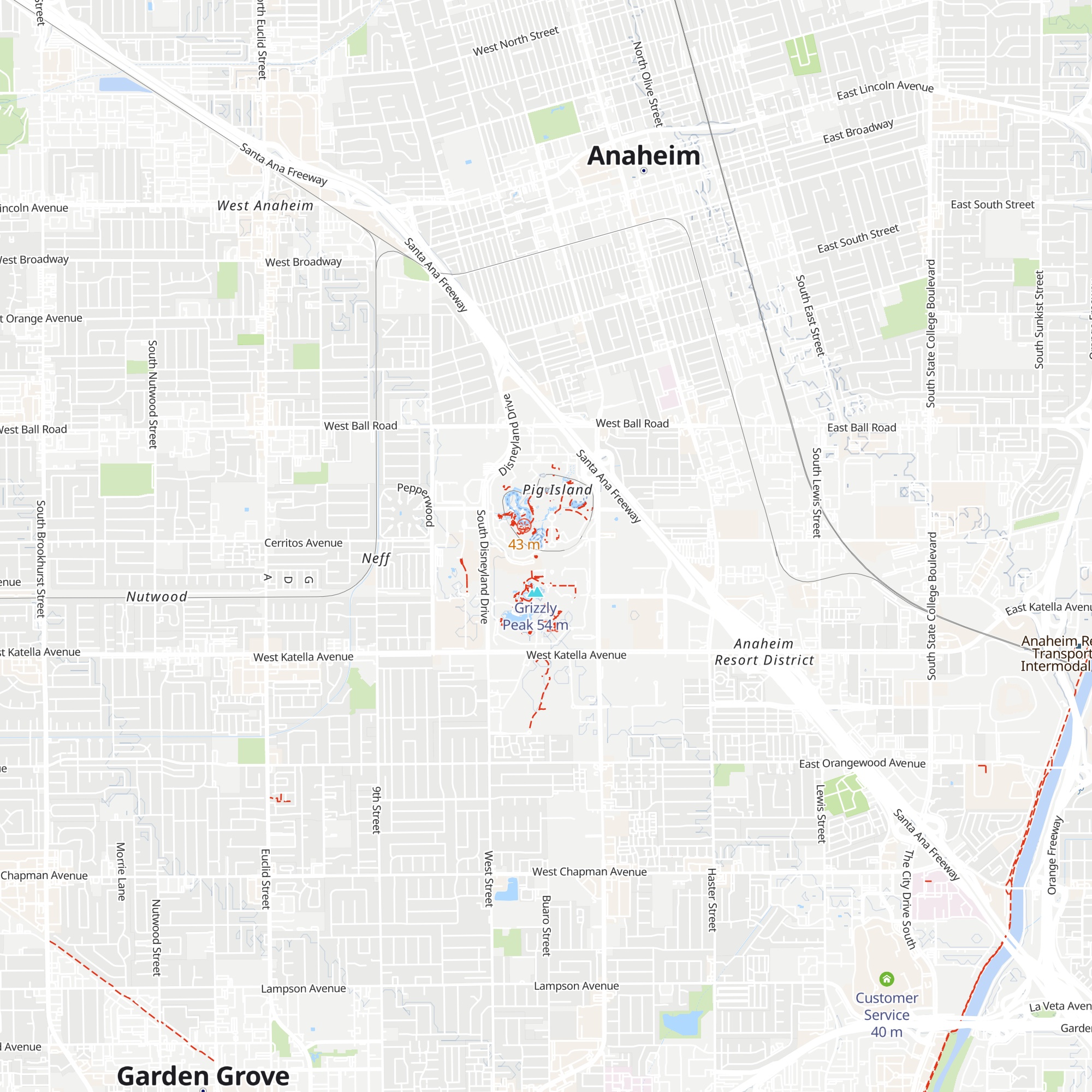 City Hall map