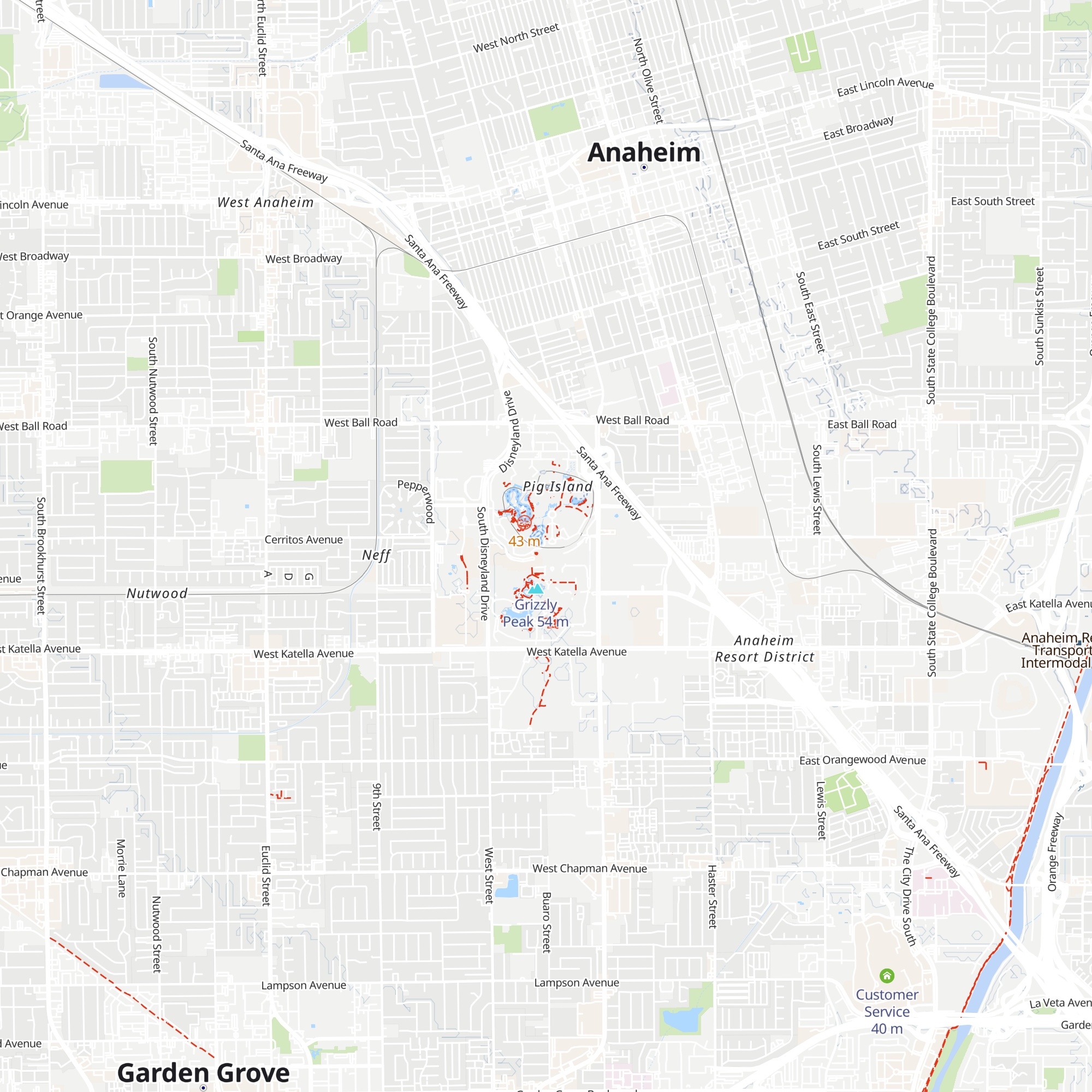 Guided Tours map