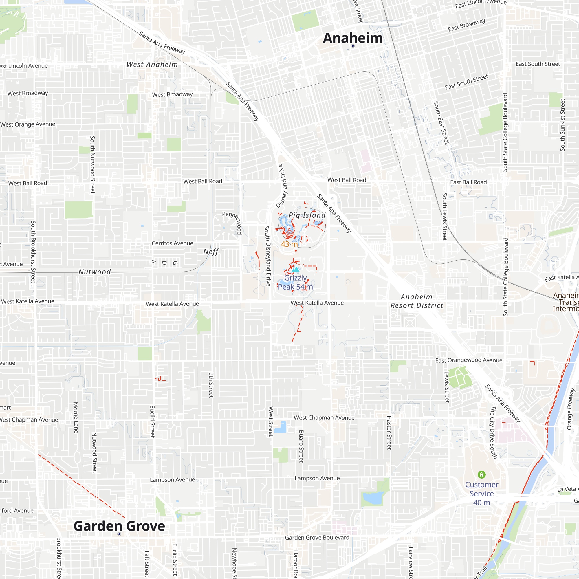 Guest Information: DAS Distribution map
