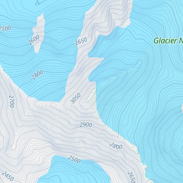 Map of Sorcerer Mountain