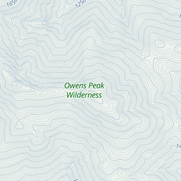 Map of Boulder Peak