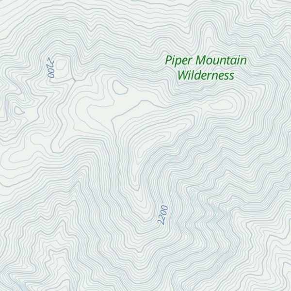 Map of Chocolate Mountain