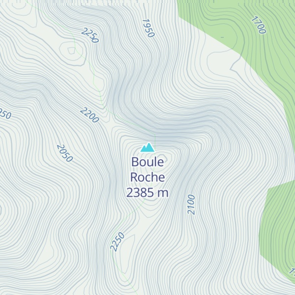 Map of Boule Roche