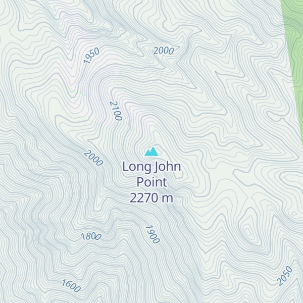 Map of Long John Point
