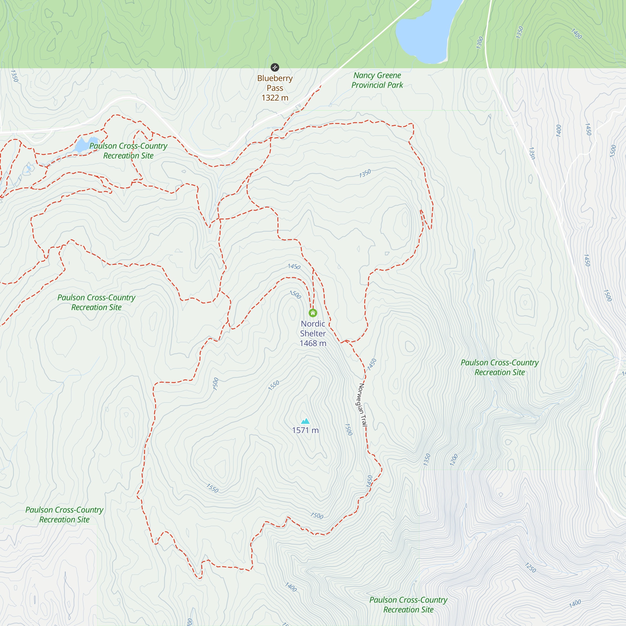 Nordic Shelter map