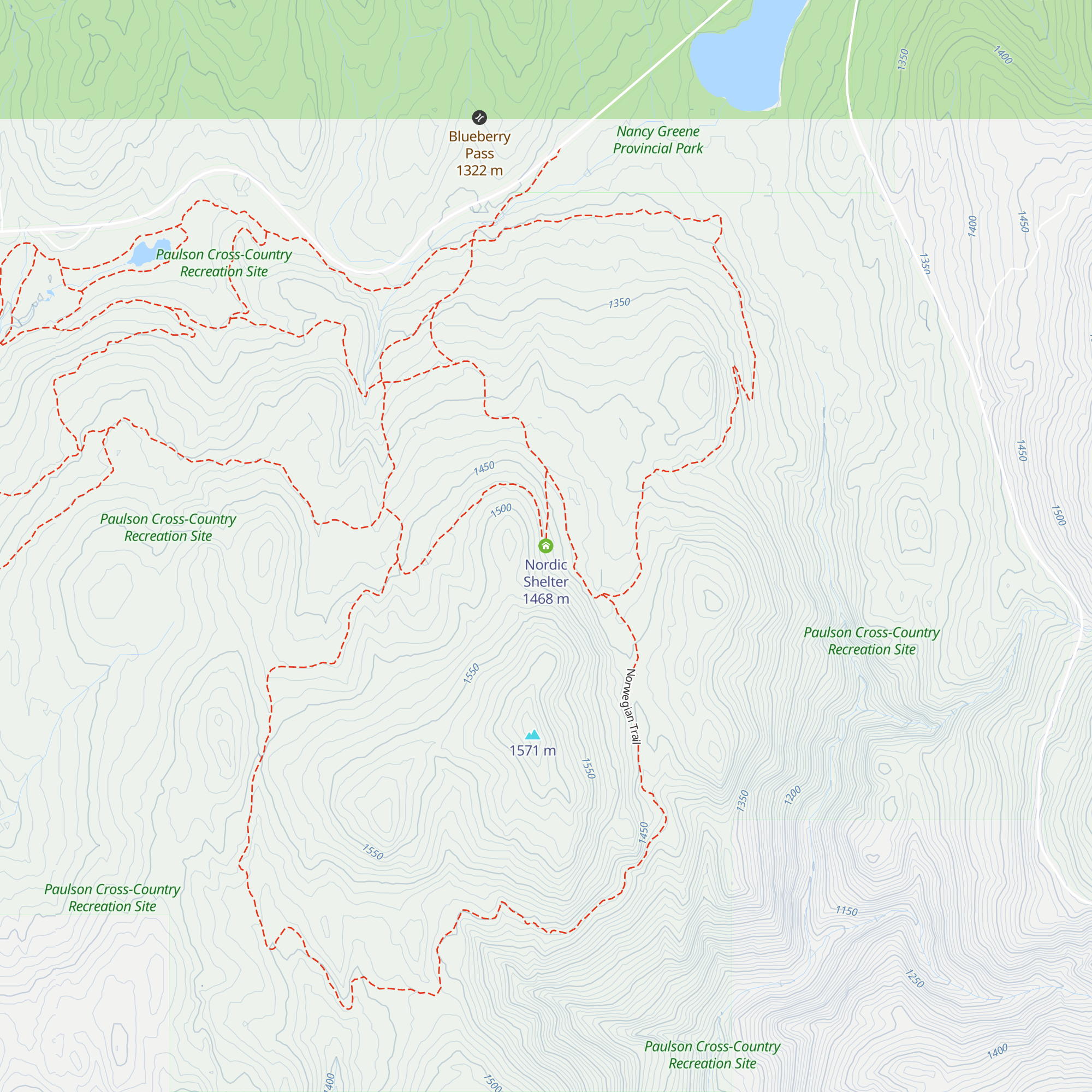 Nordic Shelter map