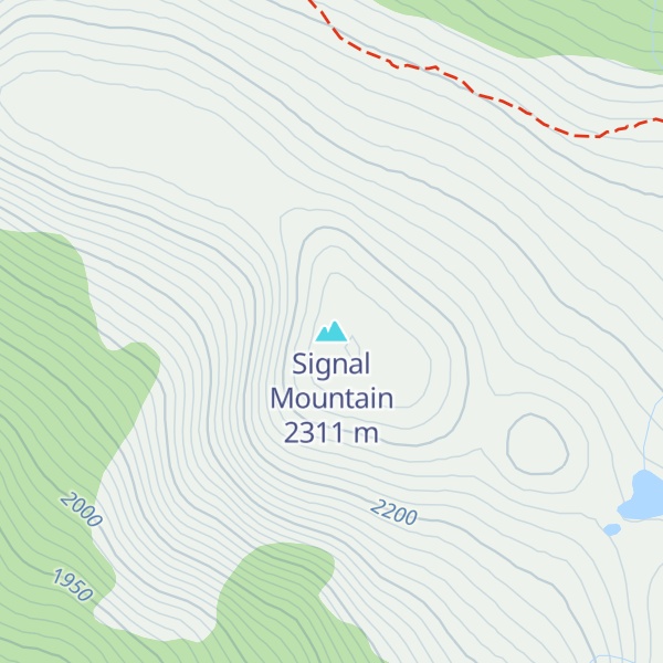 Map of Signal Mountain