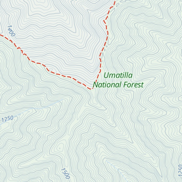 Map of Green Peak