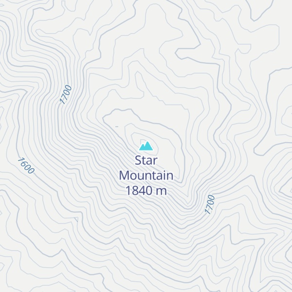 Map of Star Mountain