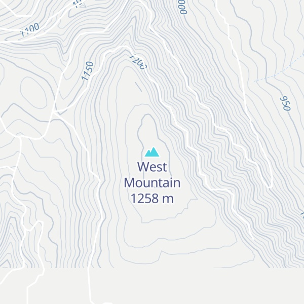 Map of West Mountain