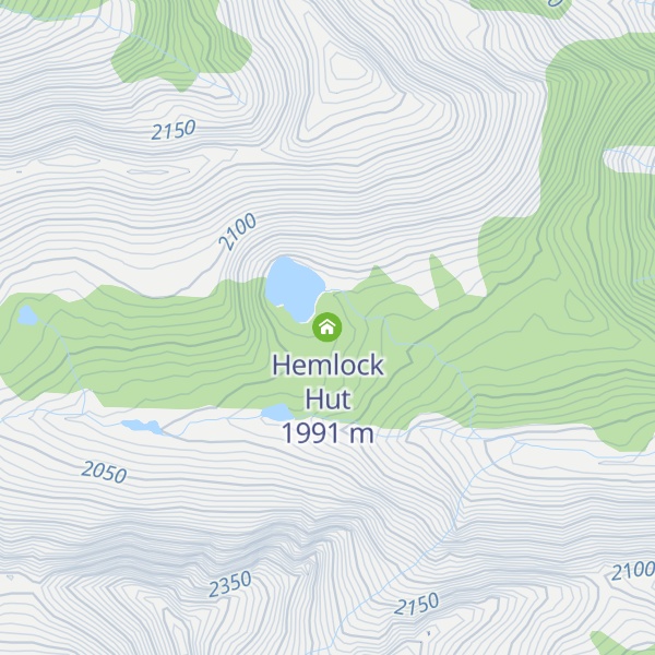 Map of Hemlock Hut