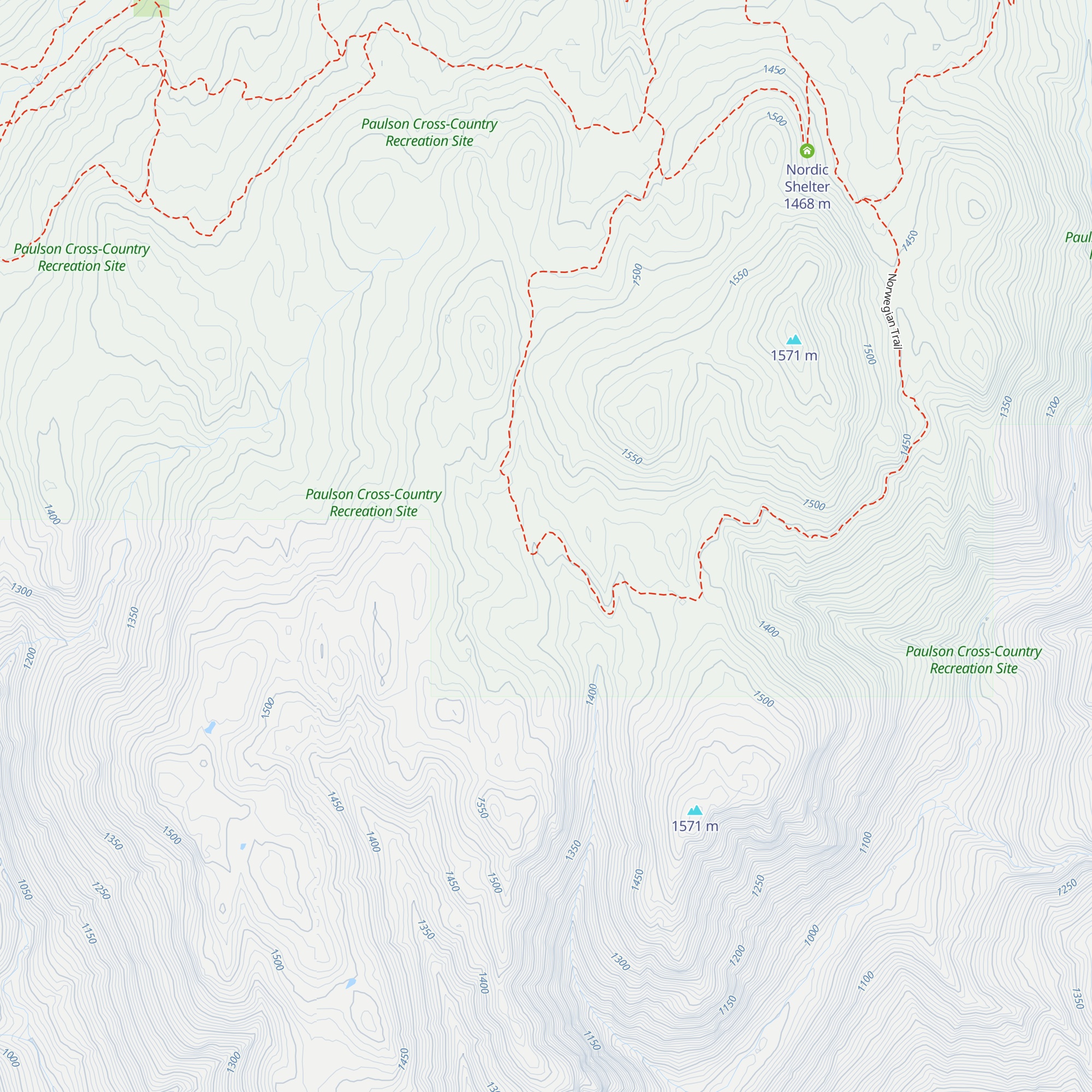 Glenmerry Shelter map