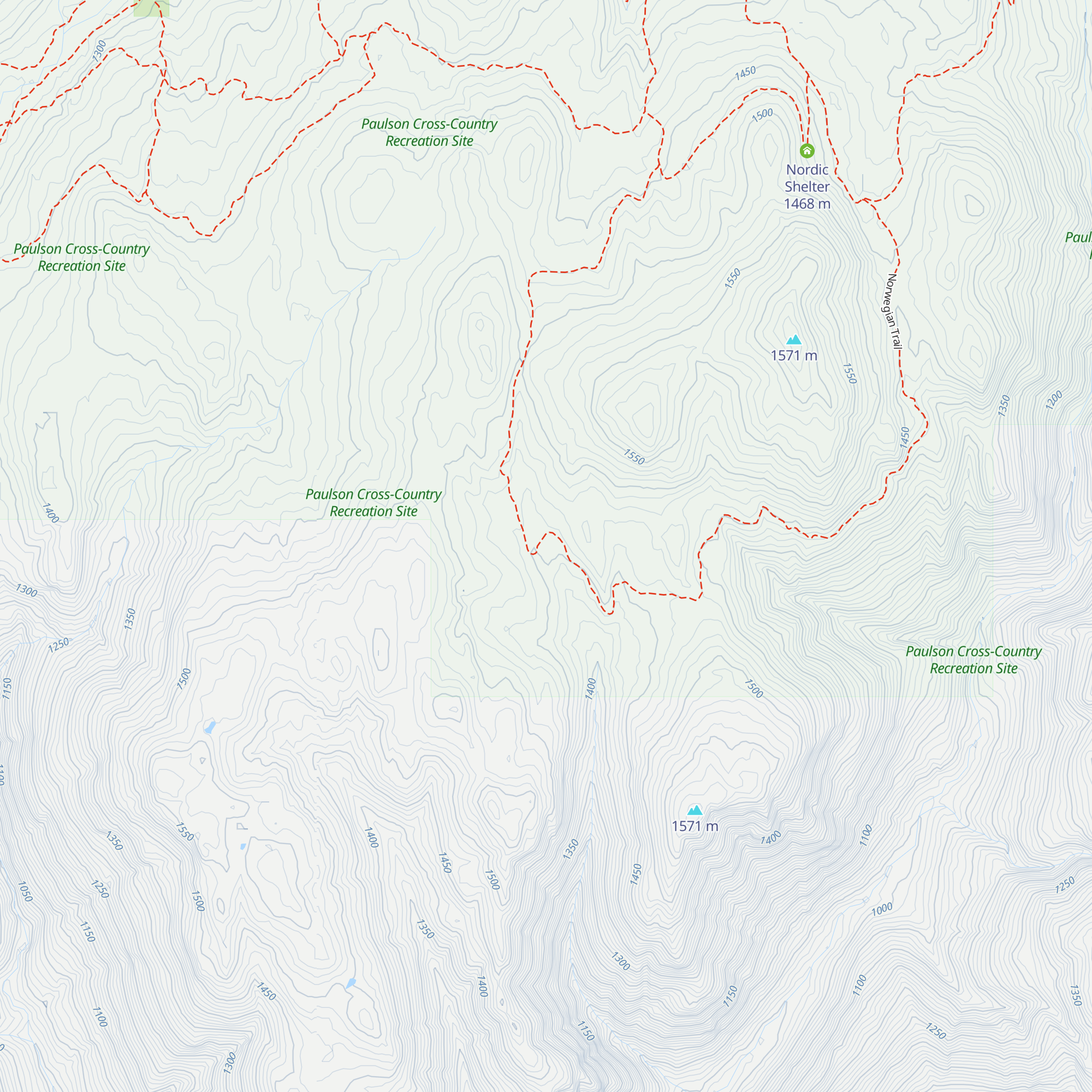 Glenmerry Shelter map