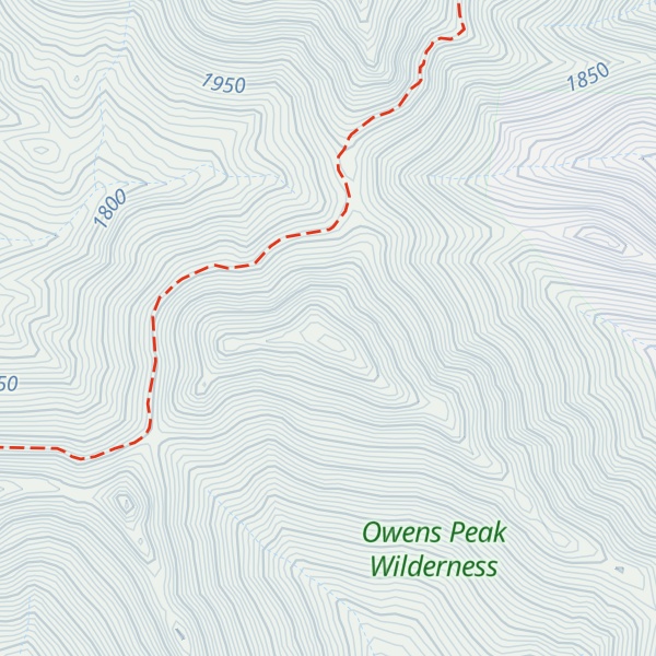 Map of Morris Peak