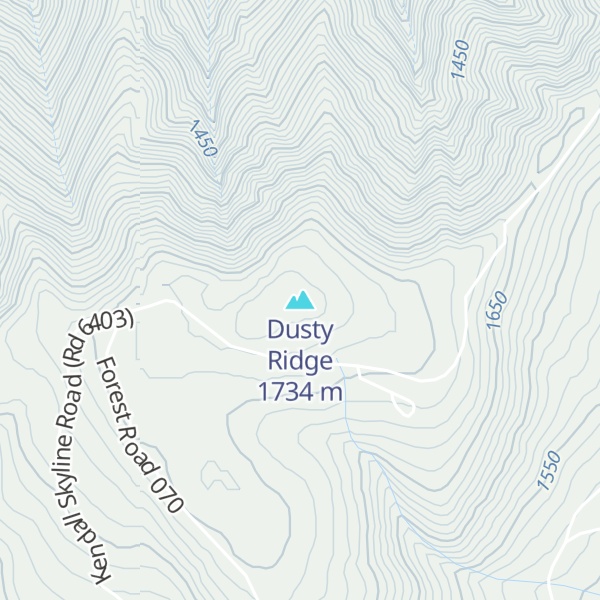 Map of Dusty Ridge