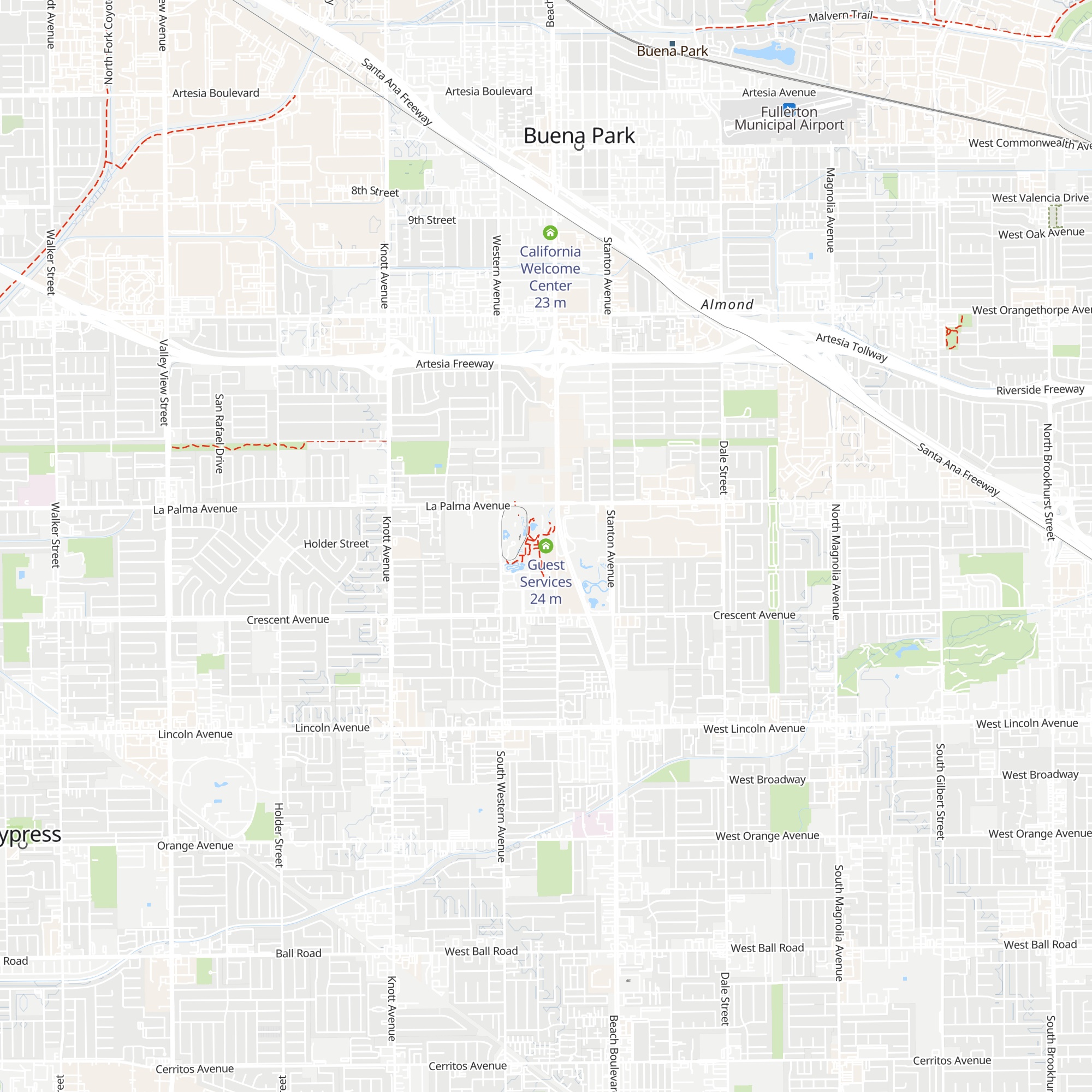 Guest Services map