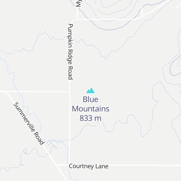 Map of Blue Mountains
