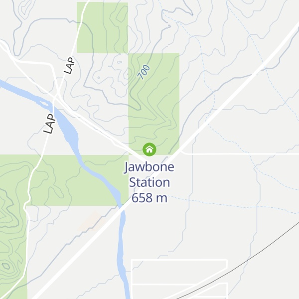 Map of Jawbone Station
