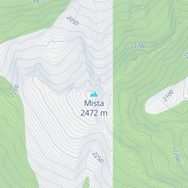 Map of Mista