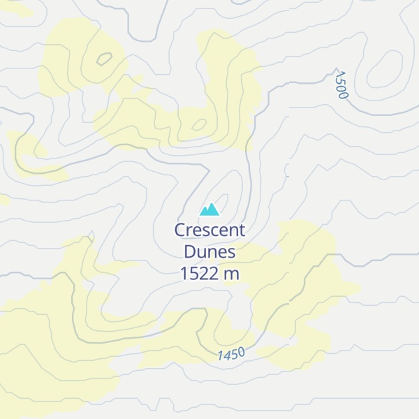 Map of Crescent Dunes