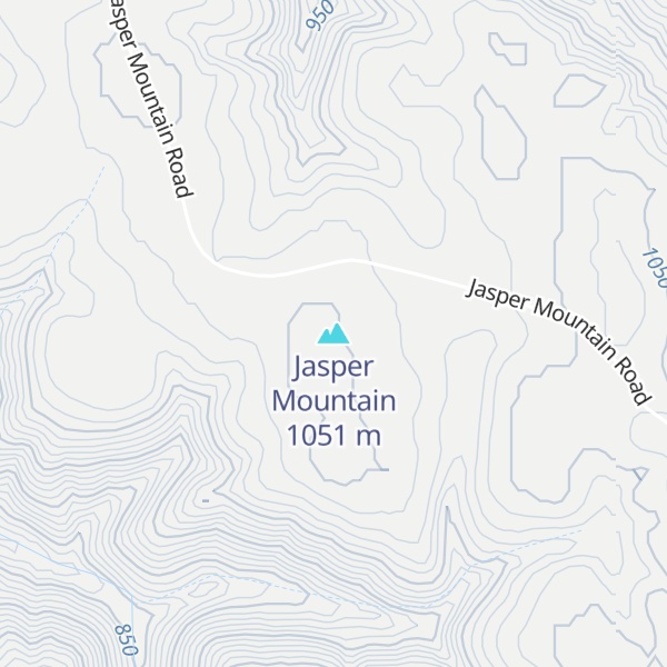 Map of Jasper Mountain