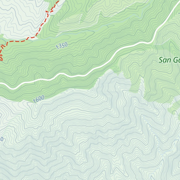 Map of Mount Sally