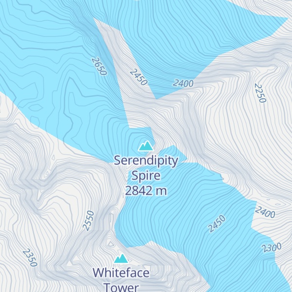 Map of Serendipity Spire
