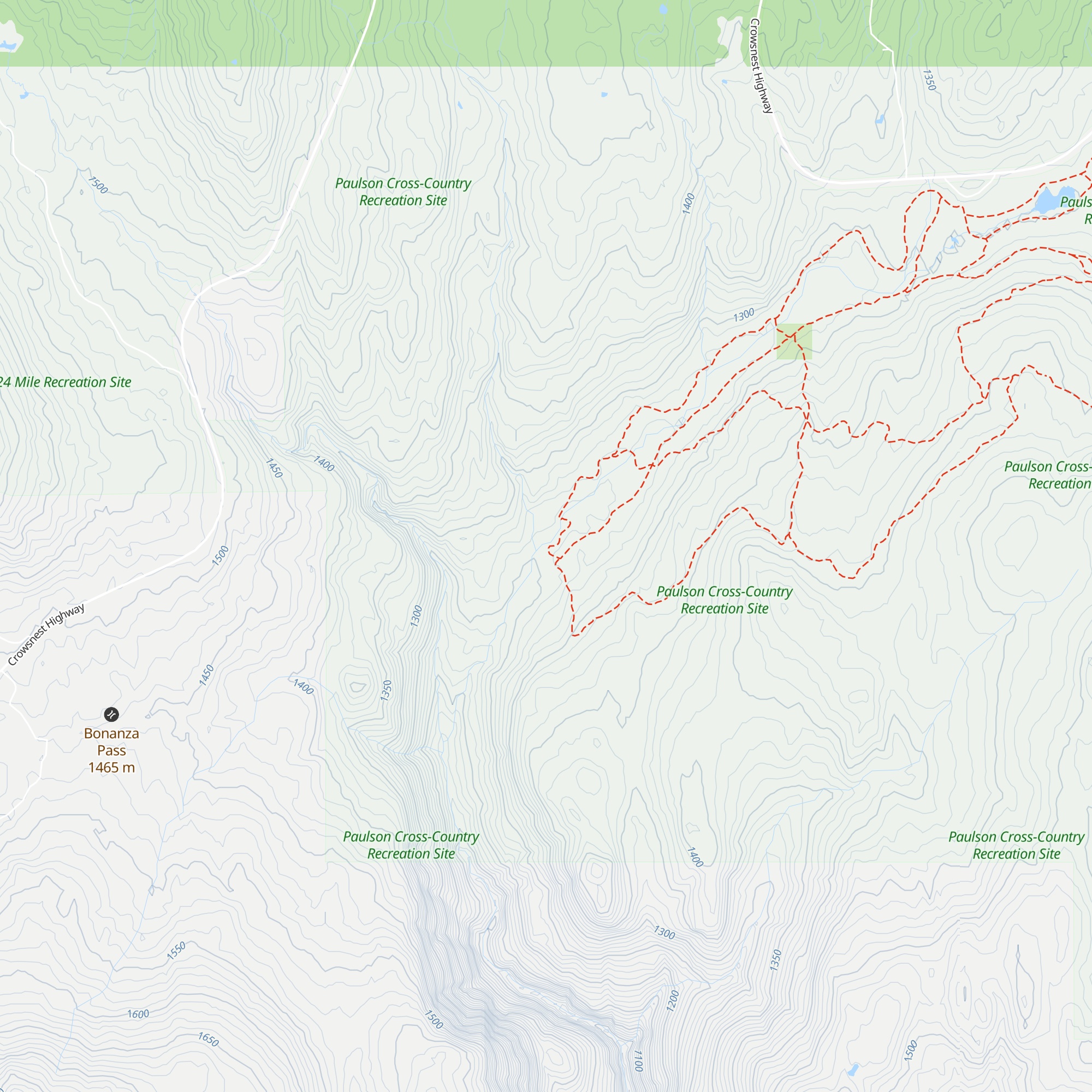 Ben Shaw Shelter map