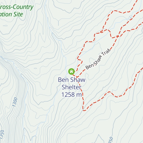Map of Ben Shaw Shelter