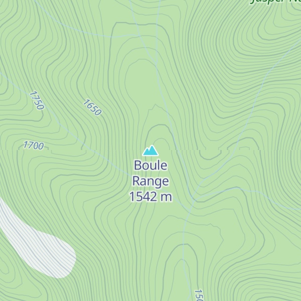 Map of Boule Range