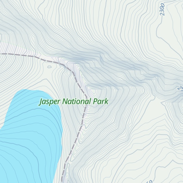 Map of Mount Oates