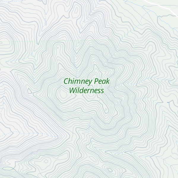 Map of Chimney Peak