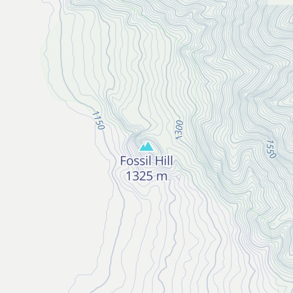 Map of Fossil Hill