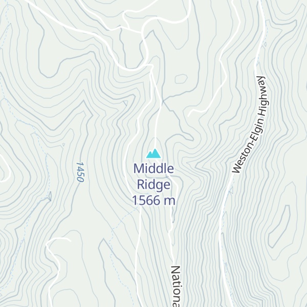 Map of Middle Ridge