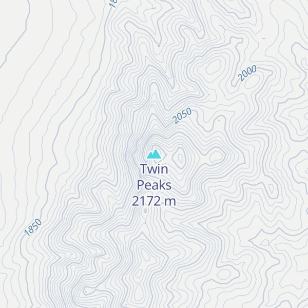 Map of Twin Peaks