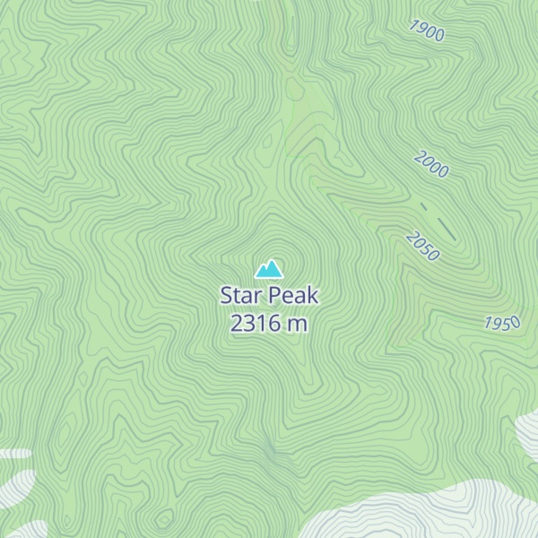 Map of Star Peak