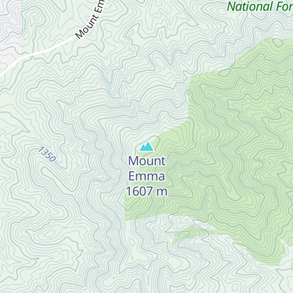 Map of Mount Emma