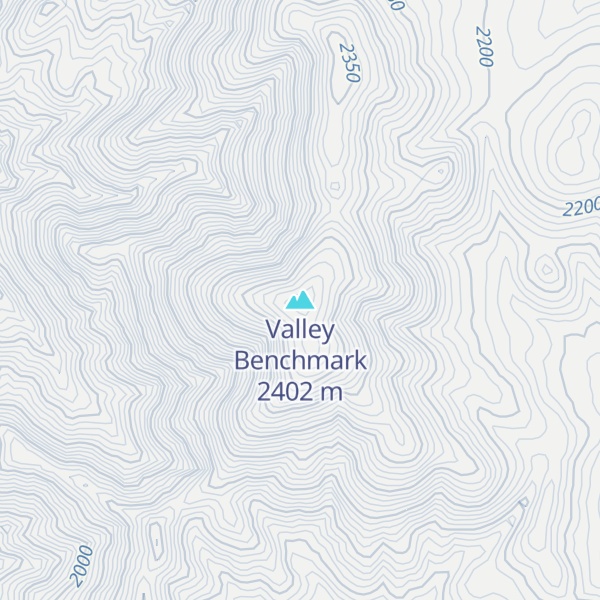 Map of Valley Benchmark