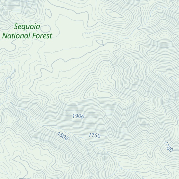 Map of Pinyon Peak