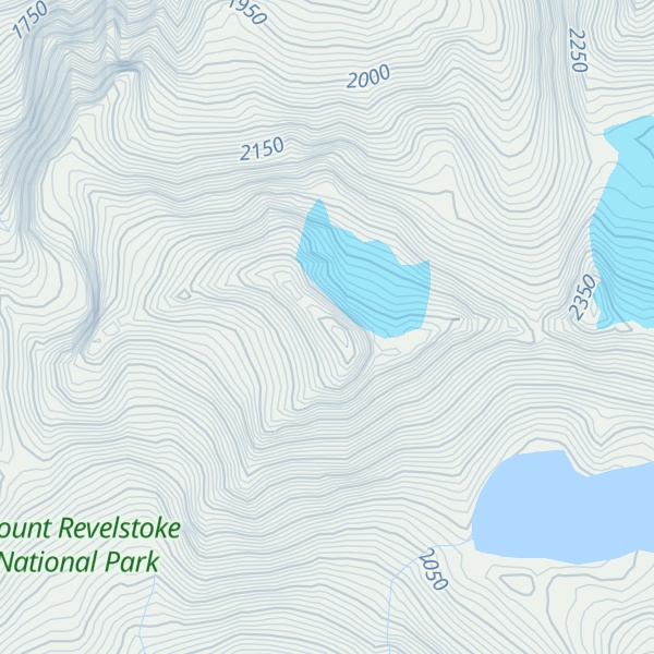 Map of Mount Dickey