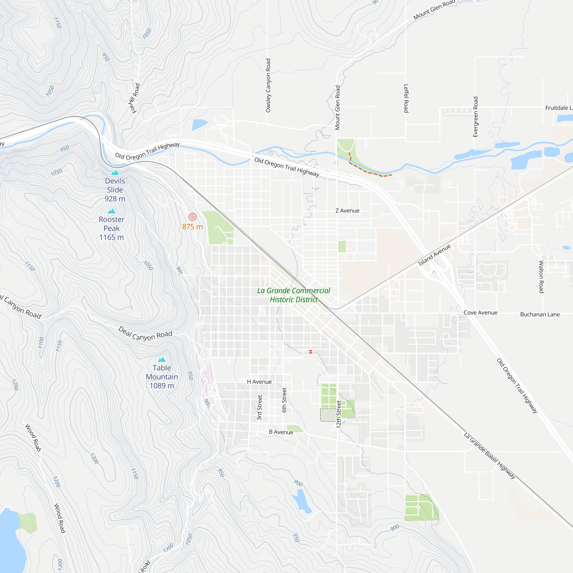 Union County Chamber of Commerce map