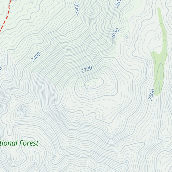 Map of Ball Mountain