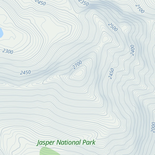 Map of Franchere Peak