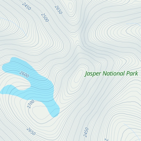 Map of Aquila Mountain