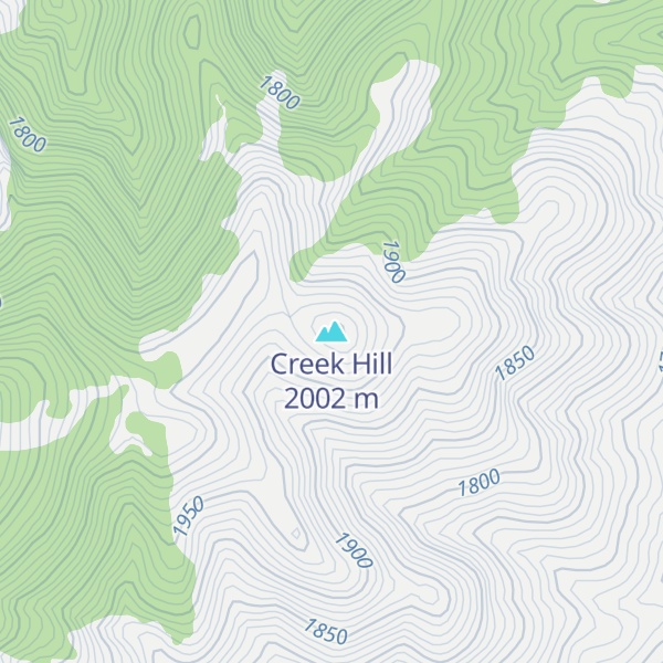 Map of Creek Hill