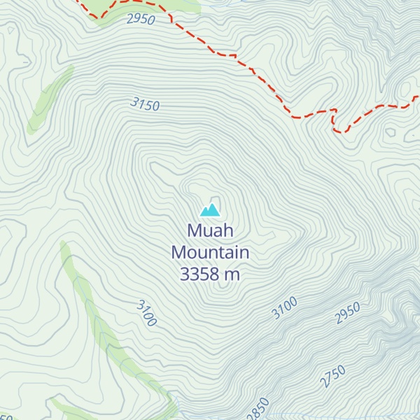 Map of Muah Mountain